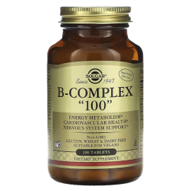 Solgar B-Complex 100 - 100 Tablets