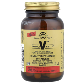 Solgar, Formula V™ VM-75®, 60 Tablets
