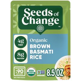 Seeds of Change Organic Brown Basmati Rice, Microwave Pouch - 8.5 oz