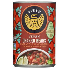 Siete Vegan Charro Beans with Avocado Oil - 15.5 oz