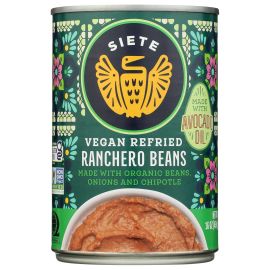 Siete Vegan Ranchero Refried Beans with Avocado Oil - 16 oz
