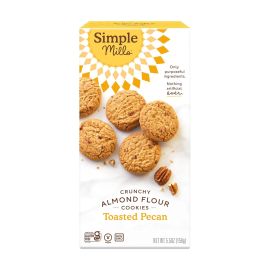Simple Mills Crunchy Almond Flour Cookies, Toasted Pecan - 5.5 oz