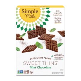 Simple Mills Sweet Thins, Chocolate Mint - 4.25 oz