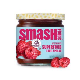 Smash Foods Vegan Superfood Keto Chia Jam, Raspberry - 8 oz