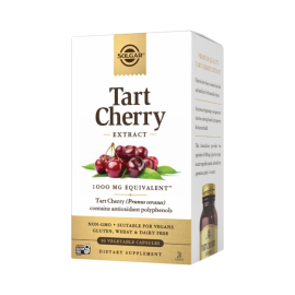Solgar Tart Cherry Extract - 1000 mg - 90 Vegetable Capsules