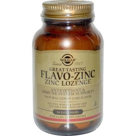 Solgar Flavo-Zinc Lemon Lime 50 Lozenges