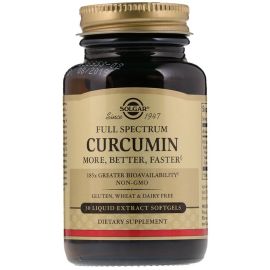 Solgar Full Spectrum Curcumin - 30 Liquid Softgels