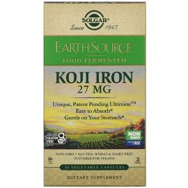 Solgar EarthSource Food Fermented Koji Iron 27 mg