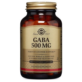 Solgar GABA - 500 mg - 100 Vegetable Capsules