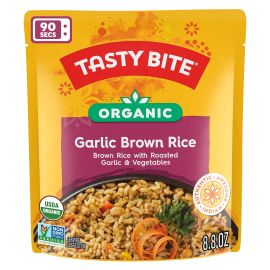 Tasty Bite Organic Garlic Brown Rice - 8.8 oz
