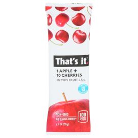 That's it Apple + Cherry Fruit Bar - 1.2 oz