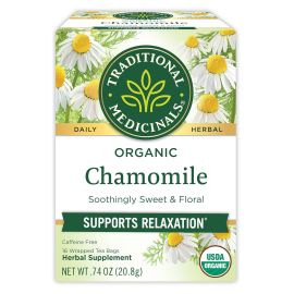 Traditional Medicinals Organic Chamomile Herbal Tea - 16 Tea Bags