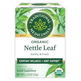 Traditional Medicinals Organic Nettle Leaf Herbal Tea - 16 Tea Bags