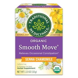 Traditional Medicinals Organic Smooth Move Chamomile Herbal Tea - 16 Tea Bags