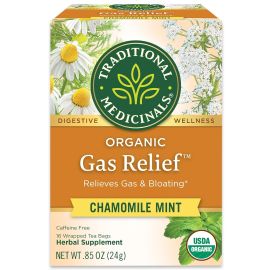 Traditional Medicinals Organic Gas Relief Herbal Tea - 16 Tea Bags