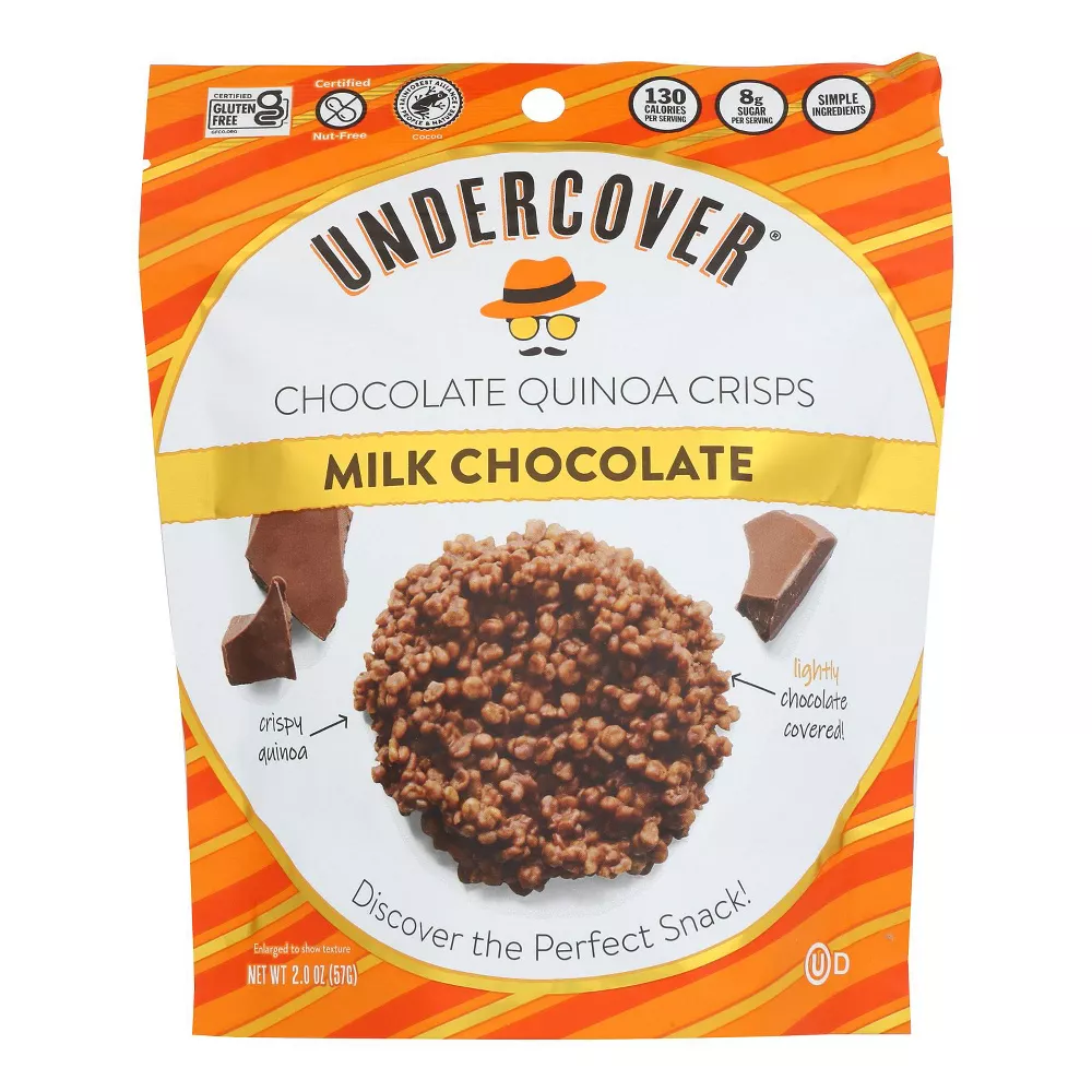 Undercover Chocolate Crispy Quinoa Milk Chocolate