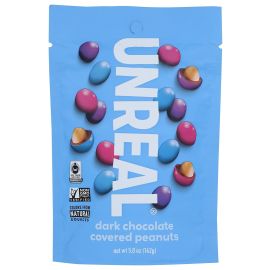 Unreal Dark Chocolate Peanut Gems - 5 oz