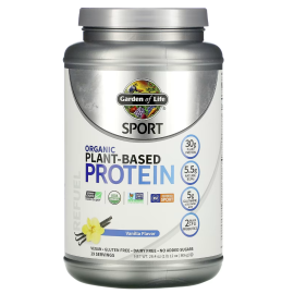 Garden of Life, Sport, Organic Plant-Based Protein, Vanilla, 1 lb 12 oz (806 g)