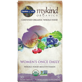 Garden of Life, MyKind Organics, Women's Once Daily , 30 Vegan Tablets