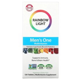 Rainbow Light High Potency Men's One Daily Multivitamin - 120 Vegetarian Tablets