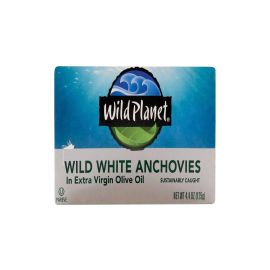 Wild Planet Wild Anchovies in Water with Sea Salt, Mercury Tested - 4.4 oz