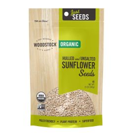 Woodstock Foods Organic Hulled Unsalted Sunflower Seeds - 12 oz