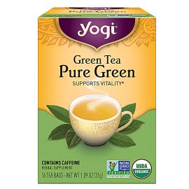 Yogi Tea Organic Pure Green Tea - 16 Tea Bags