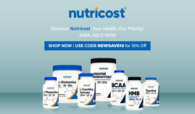 Save on Nutricost products - now available at Organic Basic Food