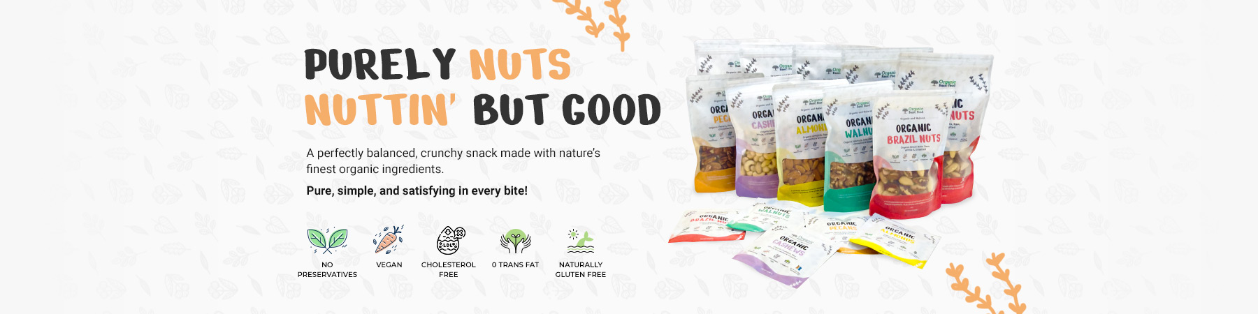 Exclusive Organic Basic Food Nuts now On Sale!