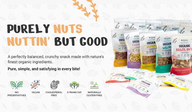 Exclusive Organic Basic Food Nuts now On Sale!
