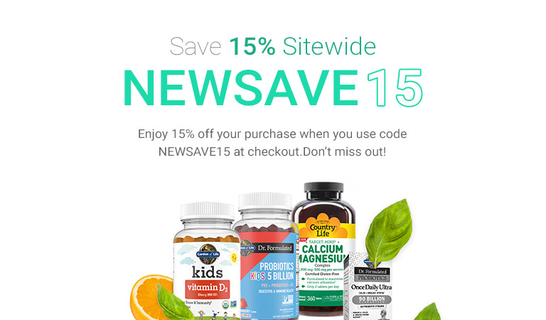 15% Off Your Entire First Order!